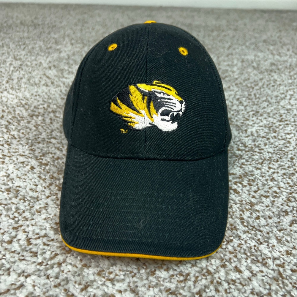 Missouri Tigers Hat Mens One Size Black Mizzou NCAA Football Cap Strapback Cap